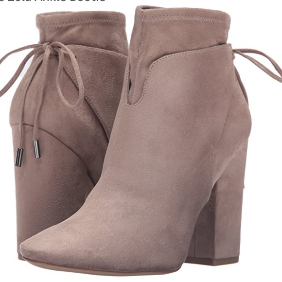 Kendall & Kylie Zola Beige Suede Ankle Booties - Picture 2 of 7